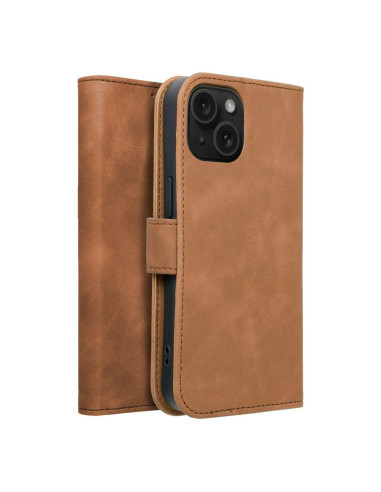 TENDER Étui pour IPHONE 15 marron