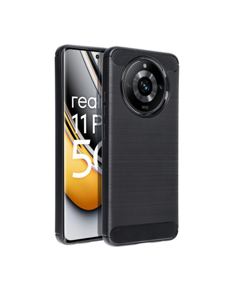 COQUE FORCELL - CARBON pour REALME 11 NOIR