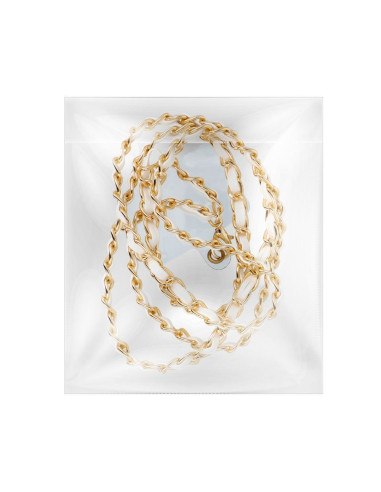 Pendentif PHONE PASSAGE / longueur du cordon 116cm (58cm dans la boucle) / autour du cou - blanc