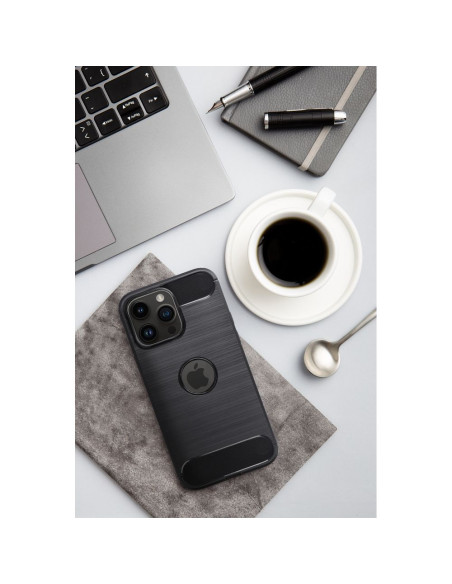 COQUE FORCELL - CARBON pour HUAWEI P60 / P60 PRO NOIR