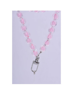 Pendentif COLORFUL pour téléphone / longueur du cordon 120cm (60cm en boucle) / autour du cou - rose 2