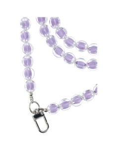 Pendentif COLORFUL pour téléphone / longueur du cordon 120cm (60cm en boucle) / autour du cou - violet