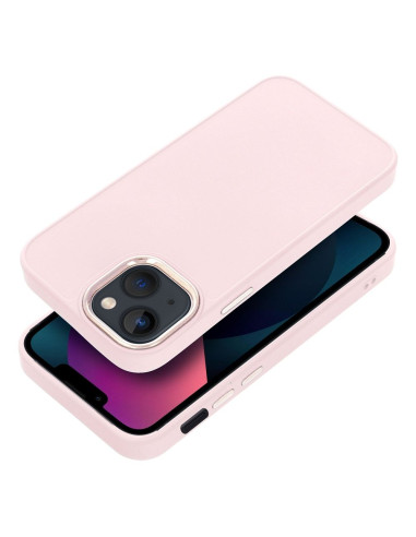 Coque FRAME pour IPHONE 13 Mini rose poudré