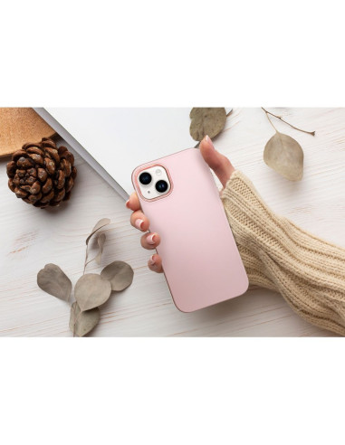 Coque FRAME pour IPHONE 13 Mini rose poudré