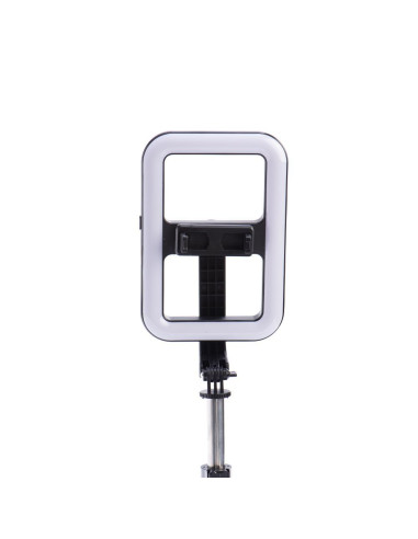 Kit selfie / support selfie avec télécommande bluetooth triopode pour streaming avec LED noir 99X