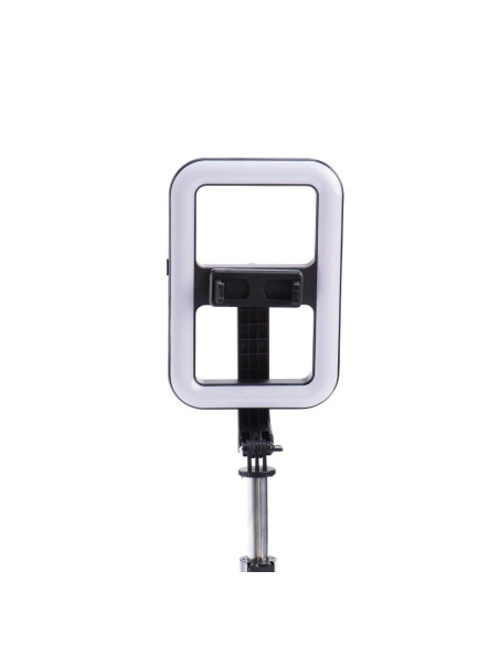 Kit selfie / support selfie avec télécommande bluetooth triopode pour streaming avec LED noir 99X