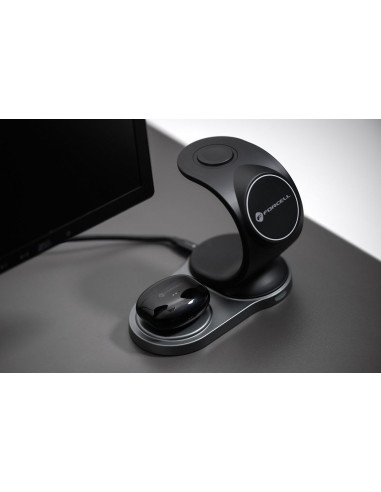 FORCELL F-AUDIO Écouteurs stéréo sans fil / bluetooth TWS CLEAR Sound noir