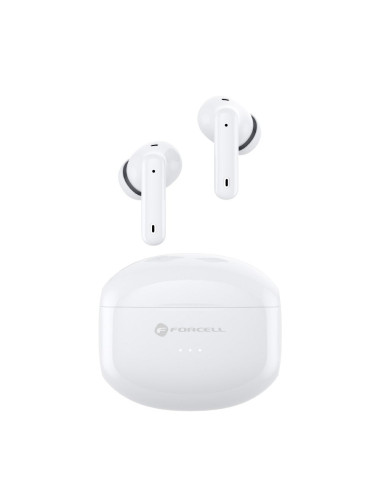 FORCELL F-AUDIO Écouteurs stéréo sans fil / bluetooth TWS CLEAR Sound blanc