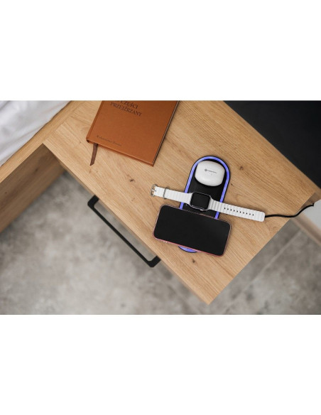 FORCELL F-AUDIO Écouteurs stéréo sans fil / bluetooth TWS CLEAR Sound blanc