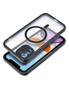 Coque MATTE MAG COVER compatible avec MagSafe pour IPHONE 11 noir 2