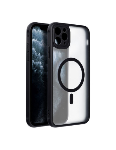 Coque MATTE MAG COVER compatible avec MagSafe pour IPHONE 11 Pro Max noir