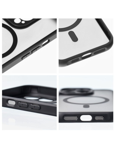 Coque MATTE MAG COVER compatible avec MagSafe pour IPHONE 11 Pro Max noir