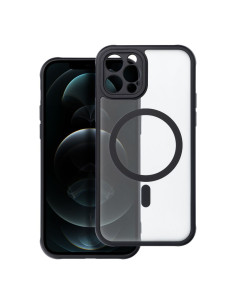 FULL MATTE MAG COVER compatible avec MagSafe pour IPHONE 12 Pro noir
