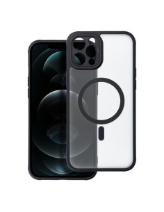 Coque MATTE MAG COVER compatible avec MagSafe pour IPHONE 12 Pro Max noir