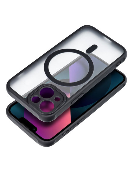 FULL MATTE MAG COVER case compatible with MagSafe for IPHONE 13 black