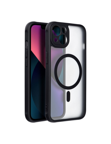 FULL MATTE MAG COVER case compatible with MagSafe for IPHONE 13 black