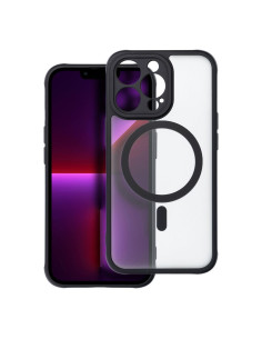 FULL MATTE MAG COVER compatible avec MagSafe pour IPHONE 13 Pro noir
