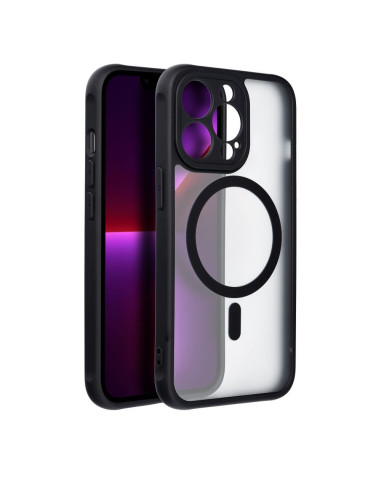 FULL MATTE MAG COVER compatible avec MagSafe pour IPHONE 13 Pro noir