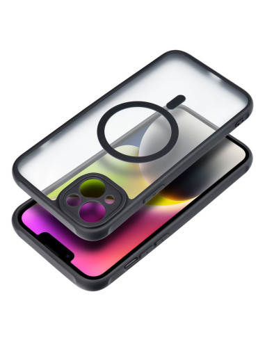 Coque MATTE MAG COVER compatible avec MagSafe pour IPHONE 14 noir