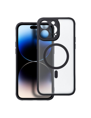Coque MATTE MAG COVER compatible avec MagSafe pour IPHONE 14 Pro Max noir