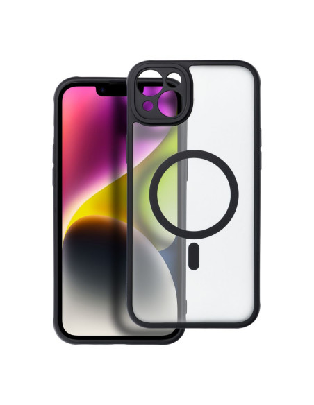 Coque MATTE MAG COVER compatible avec MagSafe pour IPHONE 14 Plus noir