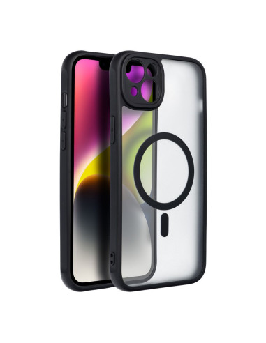 Coque MATTE MAG COVER compatible avec MagSafe pour IPHONE 14 Plus noir