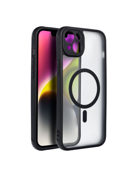 Coque MATTE MAG COVER compatible avec MagSafe pour IPHONE 14 Plus noir