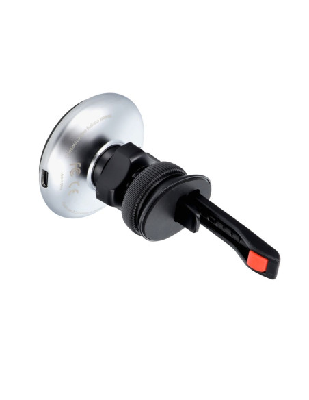 FORCELL Support voiture pour tableau de bord/verre avec charge par induction compatible avec MagSafe 15W HS2