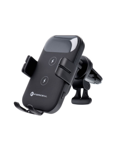 FORCELL Support voiture pour tableau de bord/verre avec charge par induction 15W HS4