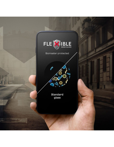 Verre hybride Forcell FLEXIBLE 5D Full Glue - APP iPhone 15 Plus NOIR
