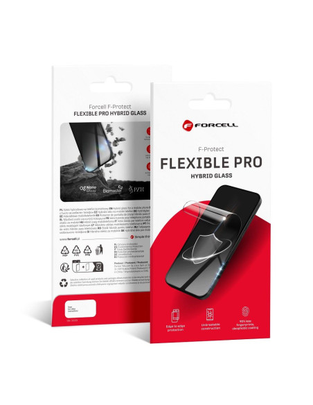 Verre hybride Forcell FLEXIBLE 5D Full Glue - APP iPhone 15 Plus NOIR