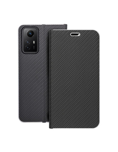 Etui LUNA Carbon pour XIAOMI Redmi NOTE 12S noir