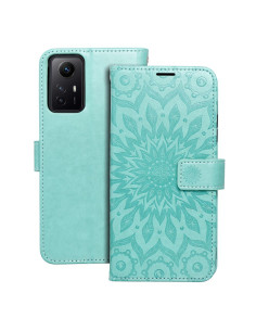 Etui MEZZO Book pour XIAOMI Redmi NOTE 12S mandala vert