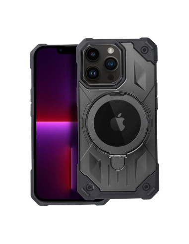 ARMOR MAG COVER Coque compatible avec MagSafe pour IPHONE 13 Pro noir