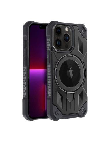 ARMOR MAG COVER Coque compatible avec MagSafe pour IPHONE 13 Pro noir