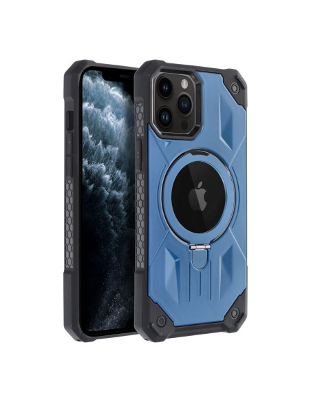 ARMOR MAG COVER compatible avec MagSafe pour IPHONE 11 Pro Max bleu