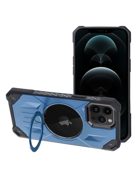 ARMOR MAG COVER compatible avec MagSafe pour IPHONE 12 Pro Max bleu