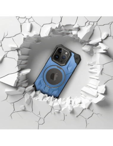 ARMOR MAG COVER compatible avec MagSafe pour IPHONE 12 Pro Max bleu