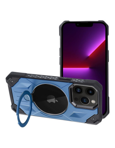 ARMOR MAG COVER compatible avec MagSafe pour IPHONE 13 Pro bleu