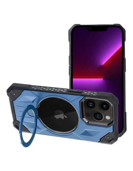 ARMOR MAG COVER compatible avec MagSafe pour IPHONE 13 Pro Max bleu
