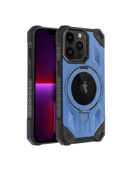 ARMOR MAG COVER compatible avec MagSafe pour IPHONE 13 Pro Max bleu