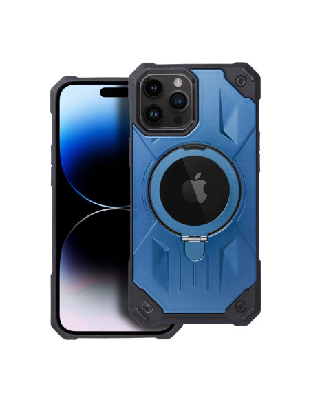 ARMOR MAG COVER compatible avec MagSafe pour IPHONE 14 Pro bleu