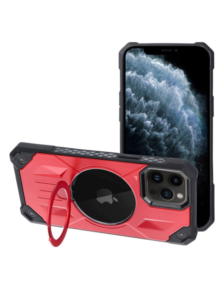 ARMOR MAG COVER compatible avec MagSafe pour IPHONE 11 Pro Max rouge