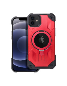 ARMOR MAG COVER Coque compatible avec MagSafe pour IPHONE 12 / 12 Pro rouge 2