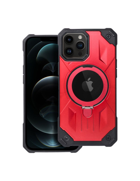 ARMOR MAG COVER compatible avec MagSafe pour IPHONE 12 Pro Max rouge