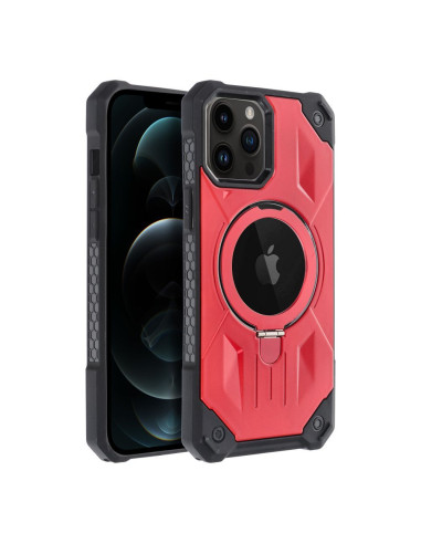 ARMOR MAG COVER compatible avec MagSafe pour IPHONE 12 Pro Max rouge