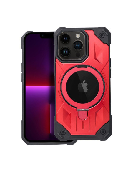 ARMOR MAG COVER compatible avec MagSafe pour IPHONE 13 Pro rouge
