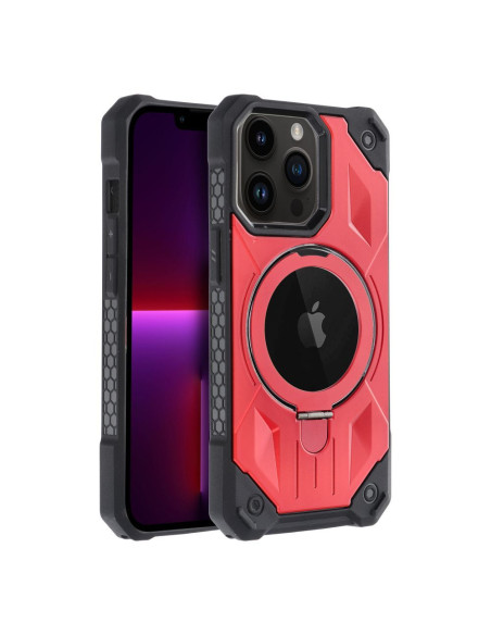 ARMOR MAG COVER compatible avec MagSafe pour IPHONE 13 Pro Max rouge