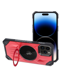 ARMOR MAG COVER compatible avec MagSafe pour IPHONE 14 Pro rouge
