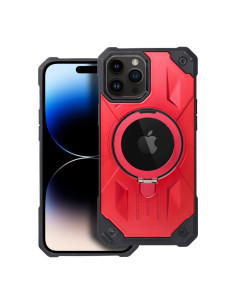 ARMOR MAG COVER compatible avec MagSafe pour IPHONE 14 Pro Max rouge 2